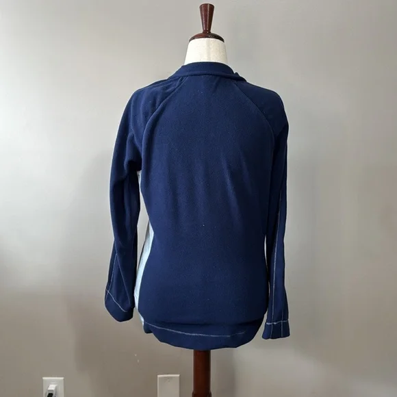 ALO YOGA Women's 1/4 Zip Fleece Pullover Sweater Size XXL In Blue - Picture 3 of 8